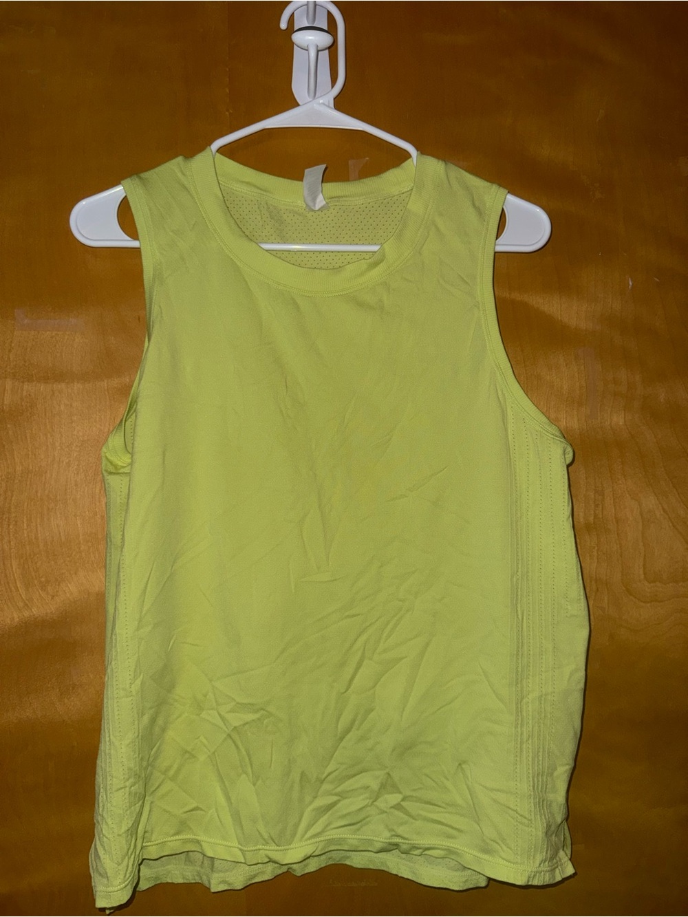 Tuff Athletics Light Lime Performance Tank Top